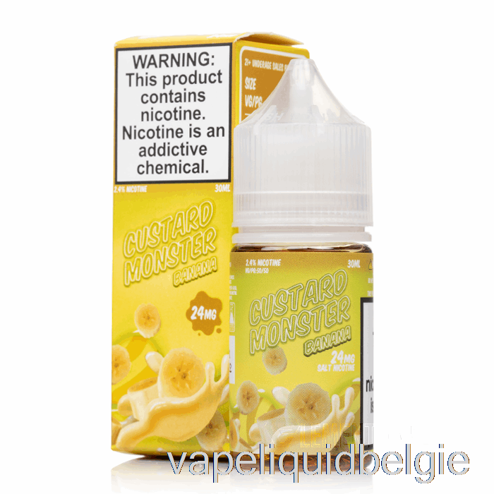 Vape België Banaan - Vla Monsterzout - 30ml 48mg